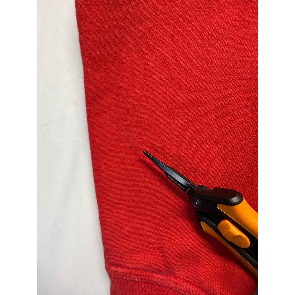 Nike Flowery Branch Basketball Sweatshirt Mens Medium Red Fleece Lined Swoosh - Picture 7 of 8